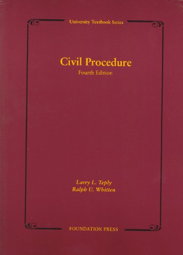 Beispielbild fr Civil Procedure zum Verkauf von ThriftBooks-Dallas