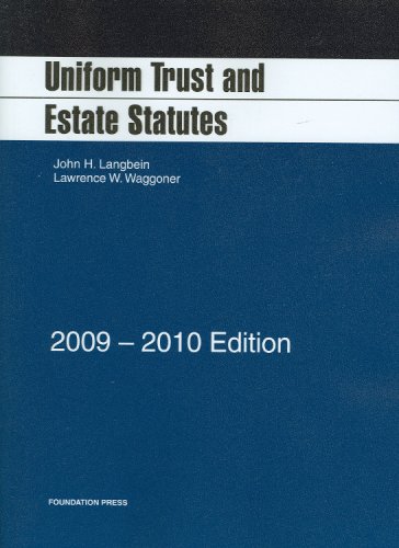 Stock image for Uniform Trust and Estate Statutes for sale by ZBK Books