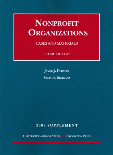 Stock-Bild f�r Nonprofit Organizations 2009: Cases and Materials