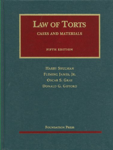 Stock image for Cases and Materials on the Law of Torts (University Casebook Series) for sale by Textbooks_Source