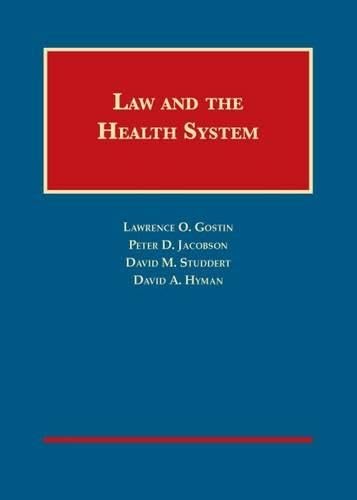 Stock image for Law and the Health System for sale by Revaluation Books