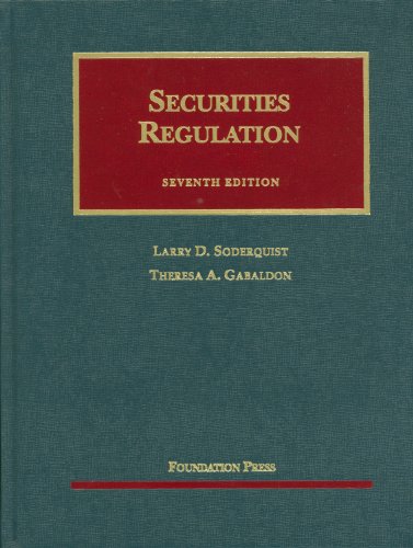 Stock image for Securities Regulation (University Casebook Series) for sale by The Book Spot