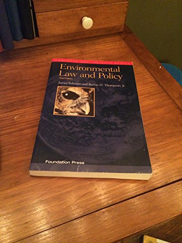 Beispielbild fr Environmental Law and Policy (Concepts and Insights) zum Verkauf von SecondSale