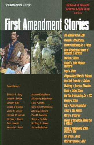 Stock image for First Amendment Stories (Law Stories) for sale by Irish Booksellers