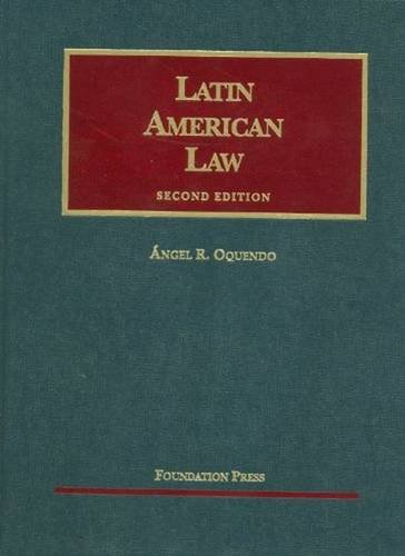 Beispielbild fr Latin American Law (University Casebook Series) zum Verkauf von SecondSale