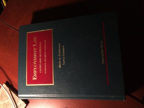 Stock image for Employment Law: Cases and Materials (University Casebook Series) for sale by SecondSale