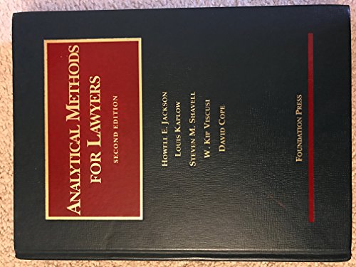 Stock image for Analytical Methods for Lawyers for sale by ThriftBooks-Atlanta