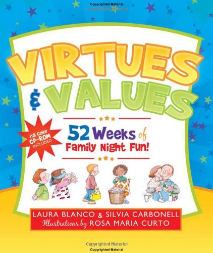 Beispielbild fr Virtues and Values : 52 Weeks of Family Night Fun zum Verkauf von Better World Books