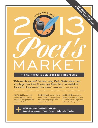 Imagen de archivo de 2013 Poet's Market a la venta por Robinson Street Books, IOBA