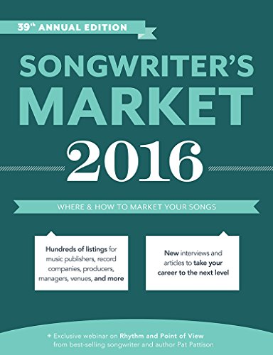 Beispielbild fr Songwriter's Market 2016 : Where and How to Market Your Songs zum Verkauf von Better World Books