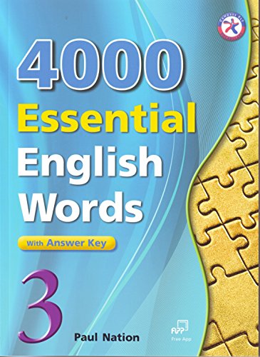 4000 Essential English Words, Book 3 With Answer Key By Paul Nation: Good  (2009) | Gf Books, Inc.