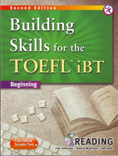 9781599663487: Building Skills for the TOEFL iBT, 2nd Edition Beginning Reading (w/MP3 CD and Answer Key)