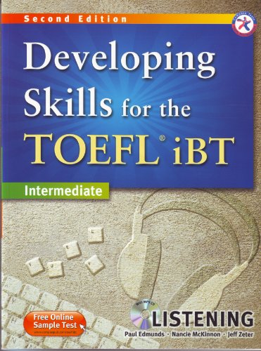 Beispielbild fr Developing Skills for the TOEFL iBT, 2nd Edition Intermediate Listening (w/MP3 CD, Transcripts and Answer Key) zum Verkauf von ThriftBooks-Dallas