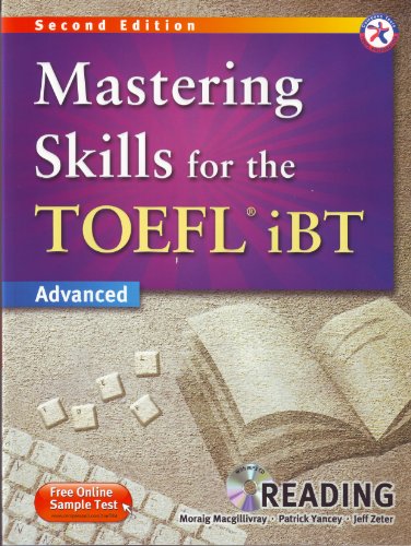 Beispielbild fr Mastering Skills for the TOEFL iBT, 2nd Edition Advanced Reading (w/MP3 CD and Answer Key) zum Verkauf von SecondSale