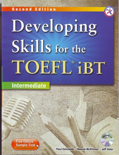 Beispielbild fr Developing Skills for the TOEFL iBT, 2nd Edition Intermediate Combined Book & MP3 CD zum Verkauf von Irish Booksellers