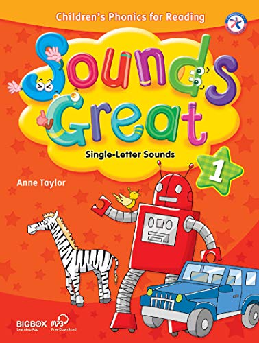 Stock image for Sounds Great 1, Children's Phonics for Reading - Single-Letter Sounds (with 2 Hybrid CDs) for sale by Books Unplugged