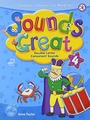 Stock image for Sounds Great 4, Children's Phonics for Reading - Double-Letter Consonant Sounds (Free MP3 Download) for sale by Books Unplugged