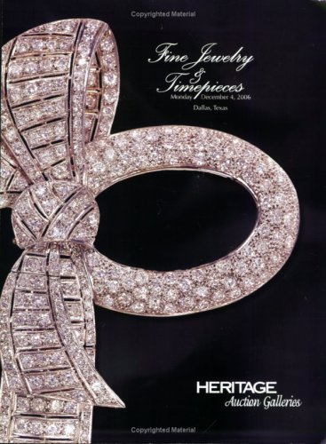 9781599670973: Heritage Auction 646 Session I - Fine Jewelry & Timepieces December 4, 2006 Dallas, TX