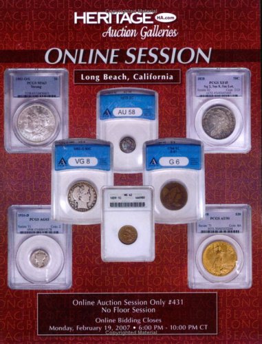 Heritage Long Beach Coin Auction Online Session #431 (9781599671192) by Mark Van Winkle; Mark Borckardt; James L. Halperin (editor)