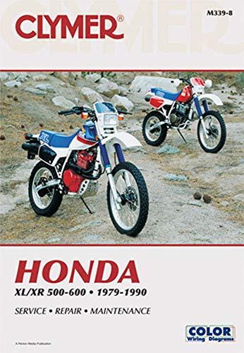 9781599691428: Honda Xl/Xr 500-600 1979-1990 (Clymer Motorcycle Repair)