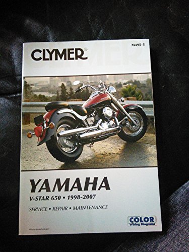Stock image for Clymer Yamaha V-Star 650, 1998-2007 (Clymer Motorcycle Repair) for sale by Patrico Books