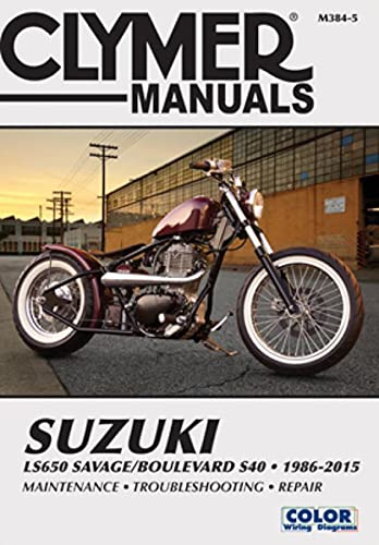 9781599691879: Suzuki LS650 Savage/Boulevard S40, 1986-2007 (Clymer Motorcycle Repair) (Clymer Marine Repair Series)