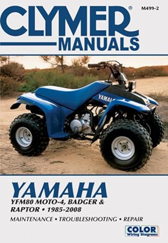 Stock image for Clymer Yamaha YFM80 Moto-4, Badger &amp; Raptor, 1985-2008 for sale by Blackwell's