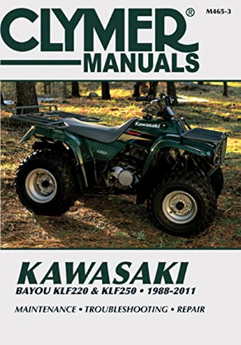 Beispielbild fr Kawasaki Bayou KLF220 & KLF250 1988-2010 (Clymer Motorcycle Repair) zum Verkauf von GF Books, Inc.
