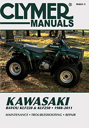 9781599693767: Kawasaki Bayou KLF220 & KLF250 1988-2010 (Clymer Motorcycle Repair)