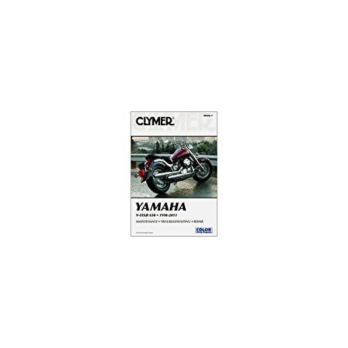 9781599696195: Yamaha V-Star 650 Manual Motorcycle (1998-2011) Service Repair Manual (Clymer Motorcycle Repair)