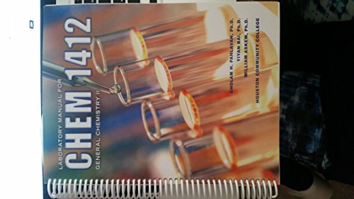 Beispielbild fr Laboratory Manual for Chem 1412: General Chemistry II zum Verkauf von HPB-Red