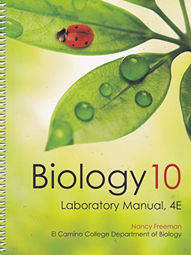 Stock image for Biology 10 Laboratory Manual, 4e for sale by SecondSale