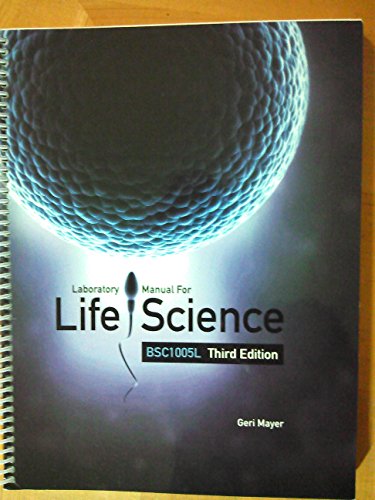 Stock image for Laboratory Manual For Life Science (Spiral-bound) for sale by ThriftBooks-Atlanta