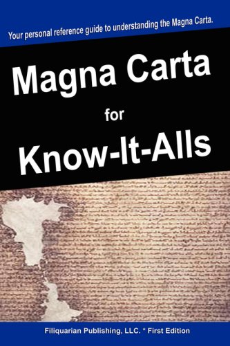 Stock image for Magna Carta for Know-It-Alls for sale by Better World Books Ltd