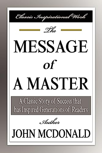 Stock image for The Message of a Master for sale by ThriftBooks-Atlanta