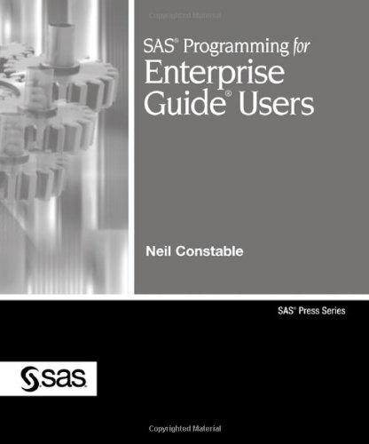 Beispielbild fr SAS Programming for Enterprise Guide Users zum Verkauf von Better World Books: West