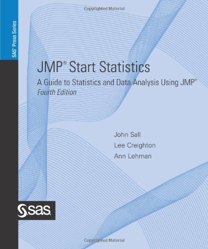 Stock image for JMP Start Statistics: A Guide to Statistics and Data Analysis Using Jmp, Fourth Edition (Sas Press Series) for sale by BookHolders