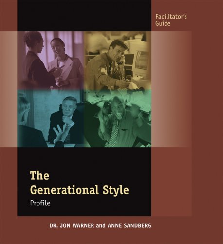 Stock image for Generational Styles Assessment Facilitator's Guide for sale by Revaluation Books