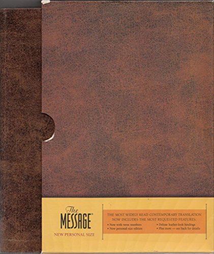 9781600061745: Message Bible-MS-Personal Size Numbered: The Bible in Contemporary Language