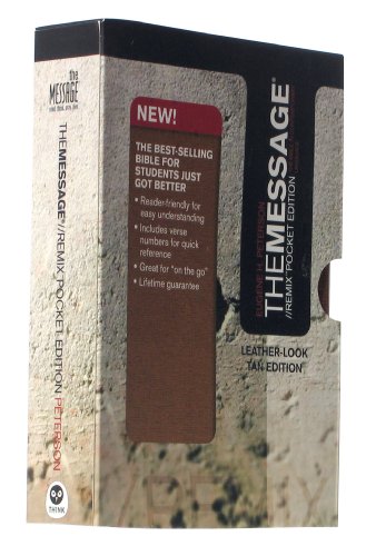 9781600061790: The Message// Remix: The Bible in Contemporary Language, Tan, Leather-look