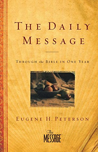 9781600063572: Daily Message, The: Through the Bible in One Year