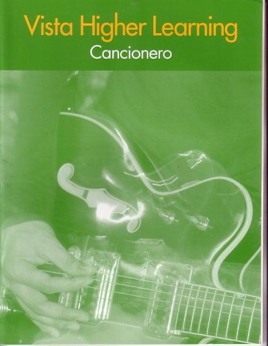 9781600072369: Vista Higher Learning: Cancionero (In Spanish)