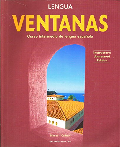 Beispielbild fr Lengua Ventanas Curso intermedio de lengua espanola zum Verkauf von Ergodebooks