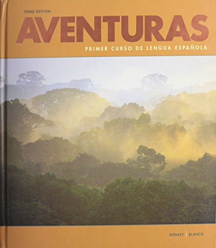 Beispielbild fr Aventuras Primer Curso de Lengua Espanola zum Verkauf von Books of the Smoky Mountains