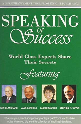 Beispielbild fr Speaking of Success zum Verkauf von Wonder Book