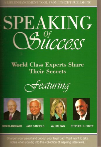 Stock image for Speaking of Success for sale by The Book Garden