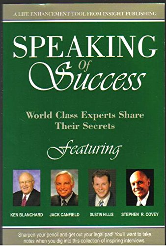 Imagen de archivo de Speaking of Success a la venta por Irish Booksellers