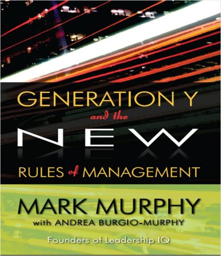 Beispielbild fr Generation Y and the New Rules of Management zum Verkauf von WorldofBooks