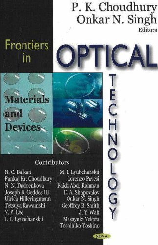 Stock image for Frontiers in Optical Technology for sale by PBShop.store US