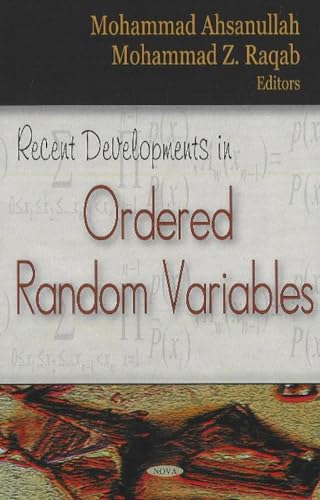 Stock image for Recent Developments in Ordered Random Variables for sale by PBShop.store US